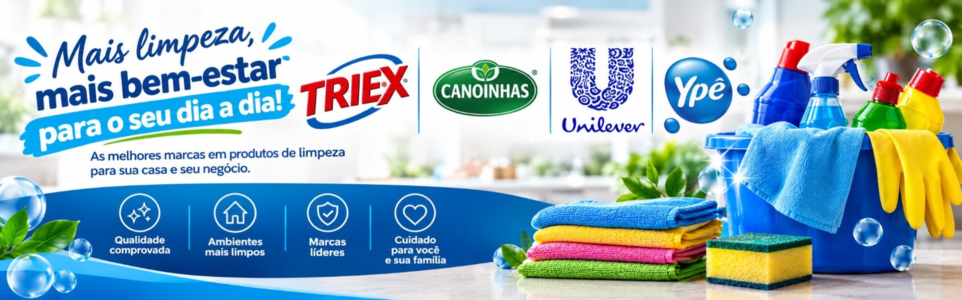 Banner Produtos de Limpeza